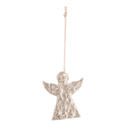 Goldene Aluminium Engel Weihnachtshänger