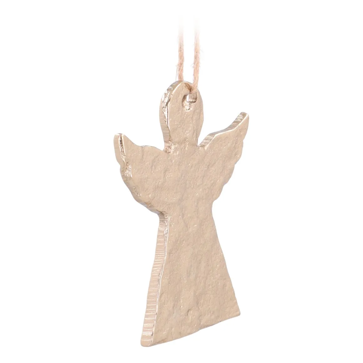 Goldene Aluminium Engel Weihnachtshänger