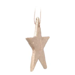 Goldene Aluminium Stern Weihnachtshänger