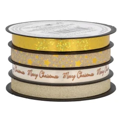 Goldenes Dekoband Auf Rolle