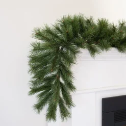 Grüne Girlande Mit Tautropfen