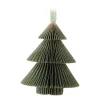 Grüner Papier-Weihnachtsbaum Mit Glitzer