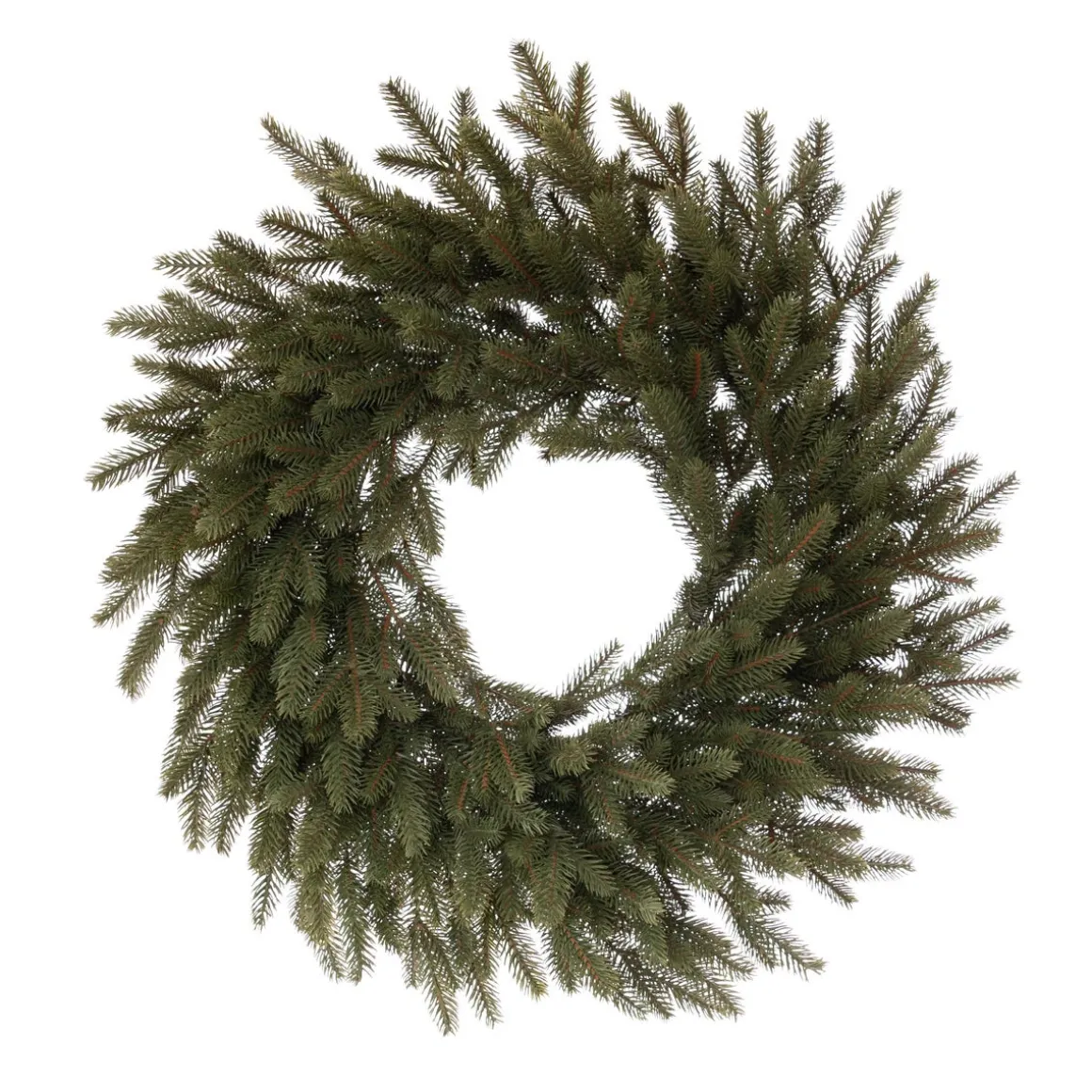 Grüner Realistischer Weihnachtskranz Von 60 Cm