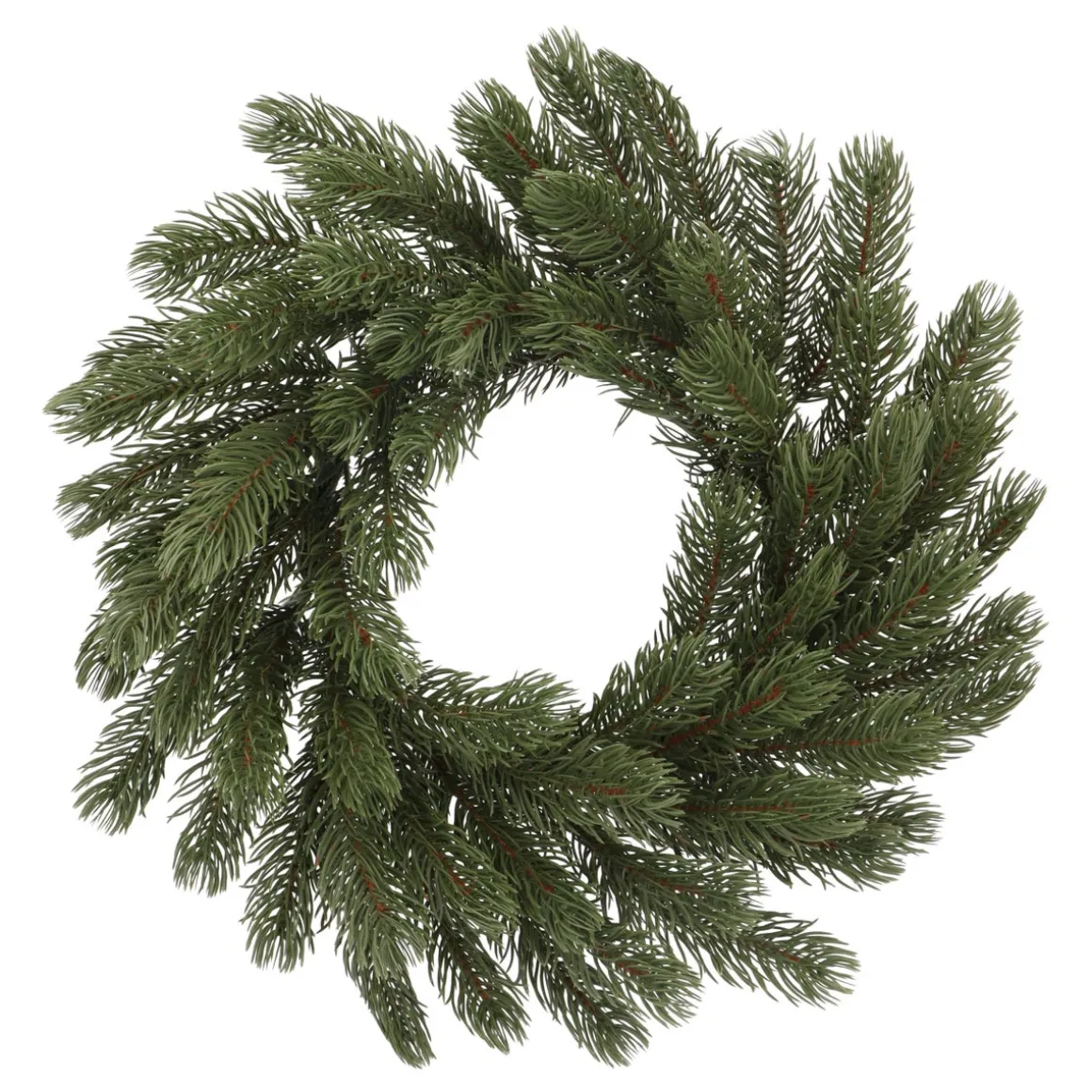 Grüner Realistischer Weihnachtskranz Von 35 Cm