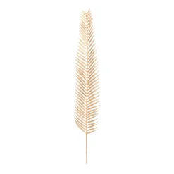 Große Feder, Gold, Kunststoff, 43 Cm