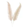 Große Feder, Taupe, Kunststoff, 43 Cm