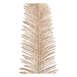 Große Feder, Taupe, Kunststoff, 43 Cm