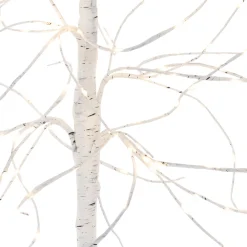 Großer Birkenbaum Mit LED-Beleuchtung