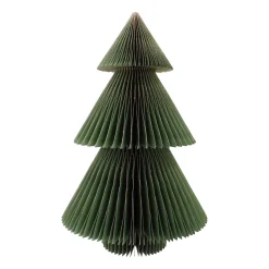 Großer Grüner Glitzer-Weihnachtsbaum Aus Papier