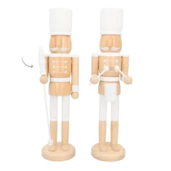 Großer Holz-Nussknacker Mit Fahne