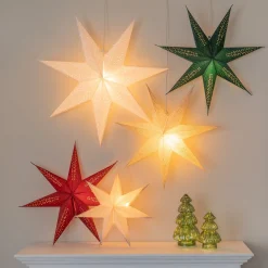 Großer Voluminöser Grüner LED-Weihnachtsbaum Mit Relief