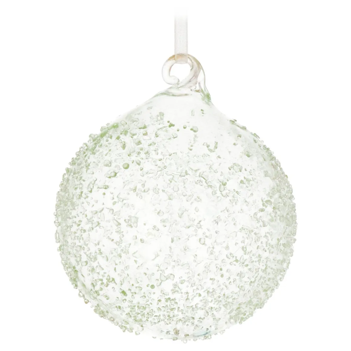 Handgefertigte Weihnachtskugel - Eukalyptus Grün