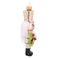 Handgemachter Nussknacker-Anhänger Aus Glas Für Ein Klassisches Weihnachten