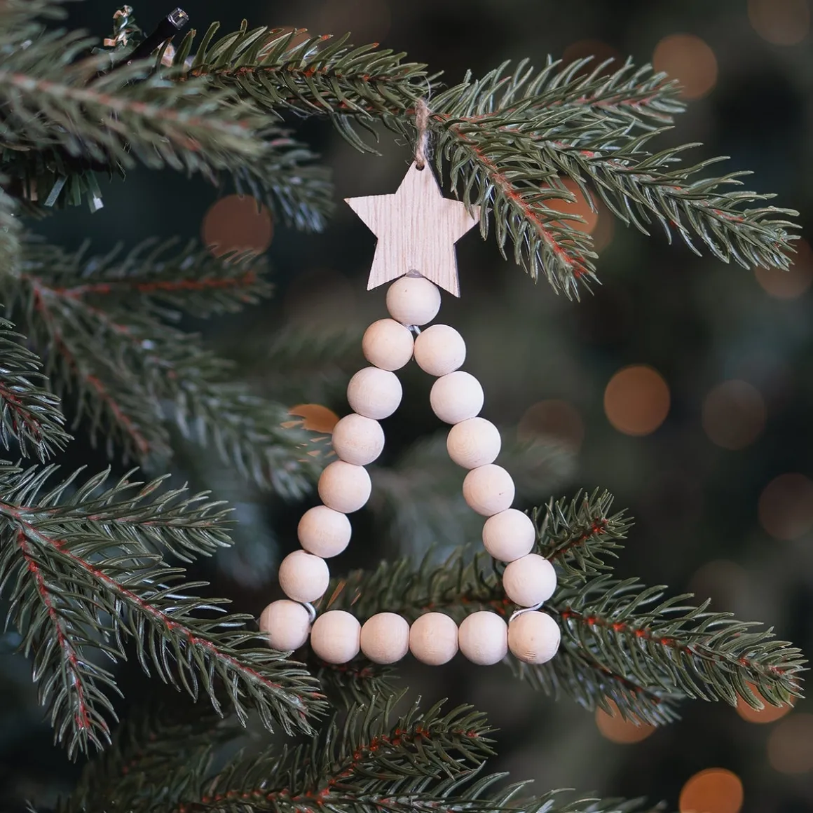 Hölzerner Weihnachtsbaum Als Anhänger