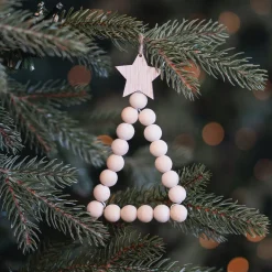 Hölzerner Weihnachtsbaum Als Anhänger