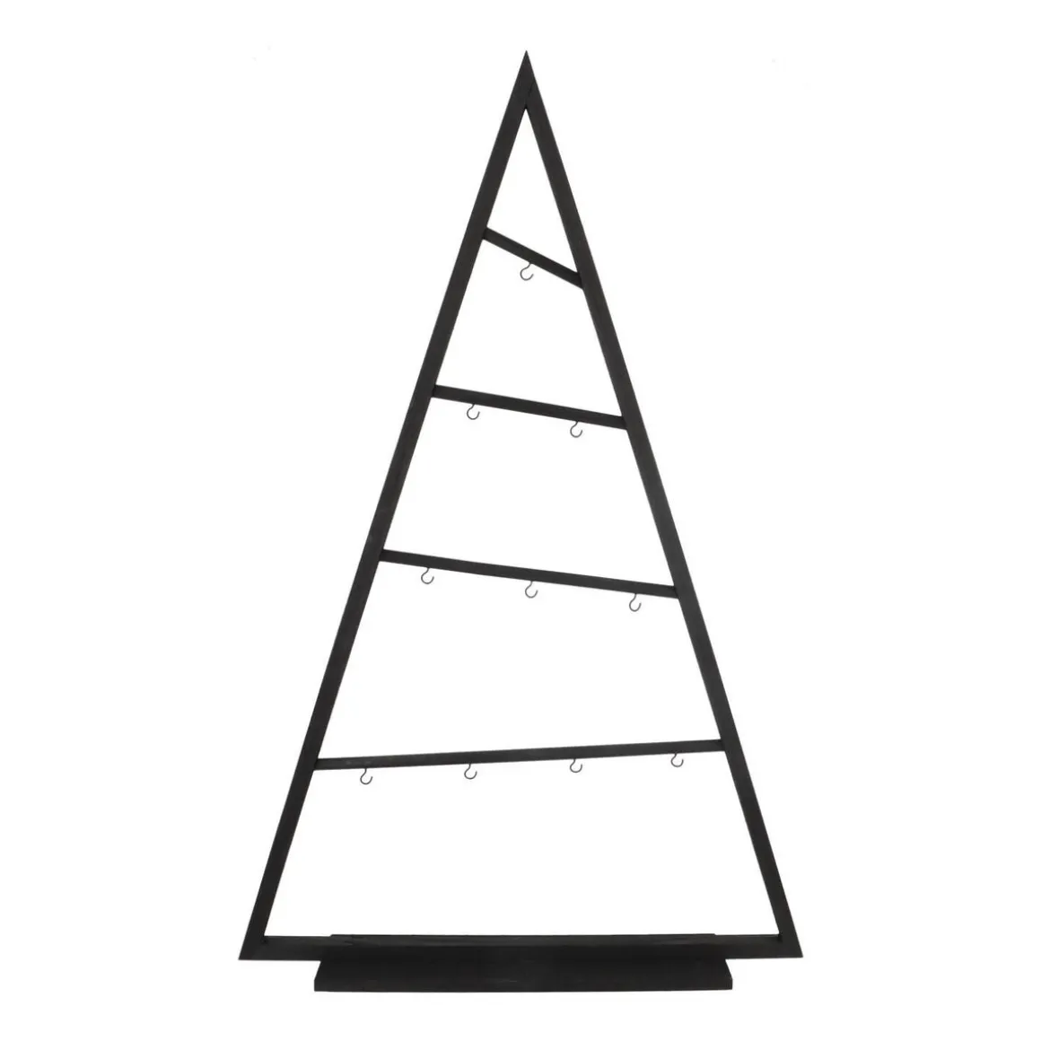 Holz-Weihnachtsbaum, Schwarz, 80 Cm