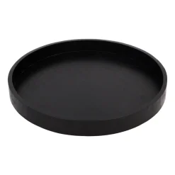 Houten Dienblad Rond 30cm Zwart