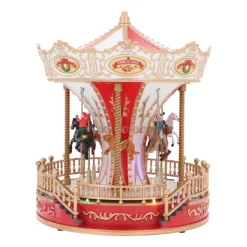 Karussell Mit Weihnachtsmusik Und LED-Beleuchtung