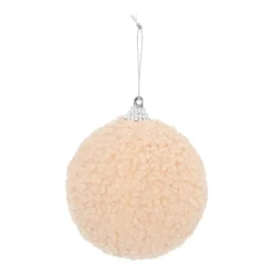 Kuschelige Teddy-Kugel In Beige