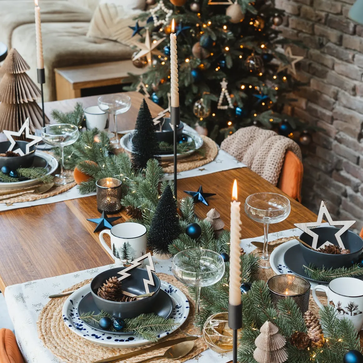 Lange Grüne Girlande