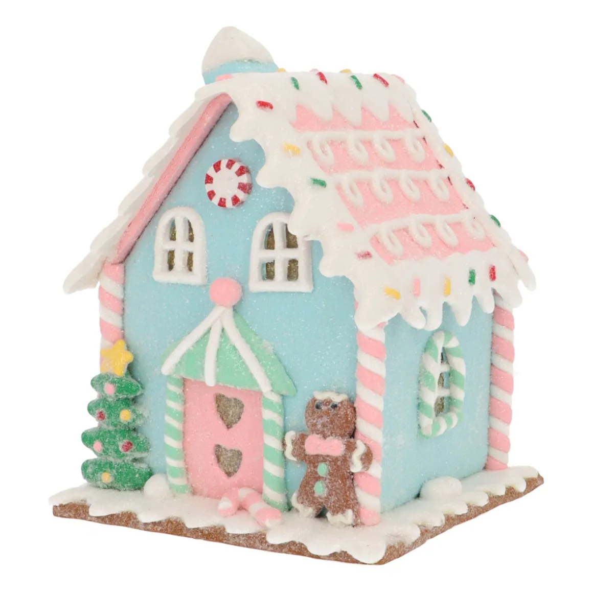 Lebkuchenhaus Mit LED-Beleuchtung