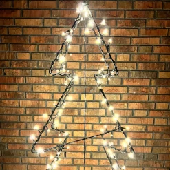 LED 3D-Weihnachtsbaum Mit Timer, Innen & Außen, 75 Cm
