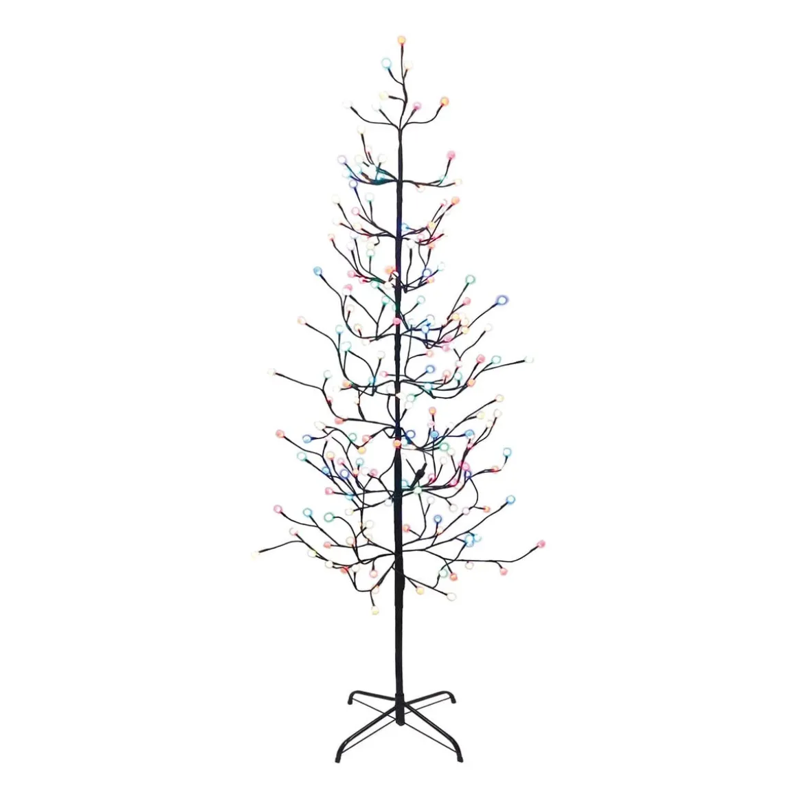 LED Lichterbaum Mit Timer, Mehrfarbig, Innen & Außen, 180 Cm