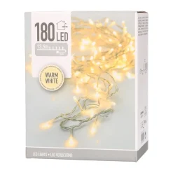 LED Lichterkette Warmweiß, Innen & Außen, 180 LEDs