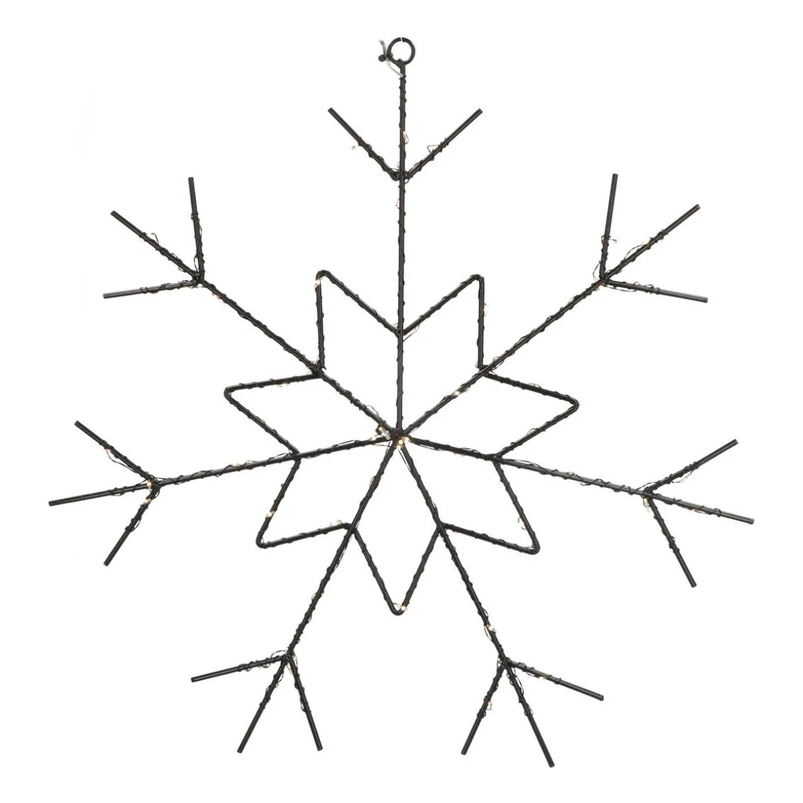 LED Schneeflocke, Warm-weiß, Innen & Außen, 40 Cm