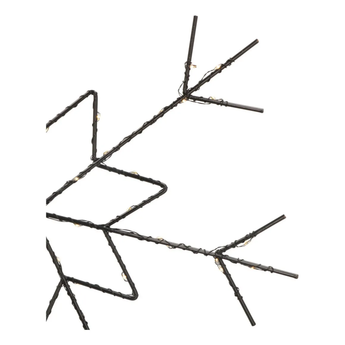 LED Schneeflocke, Warm-weiß, Innen & Außen, 40 Cm