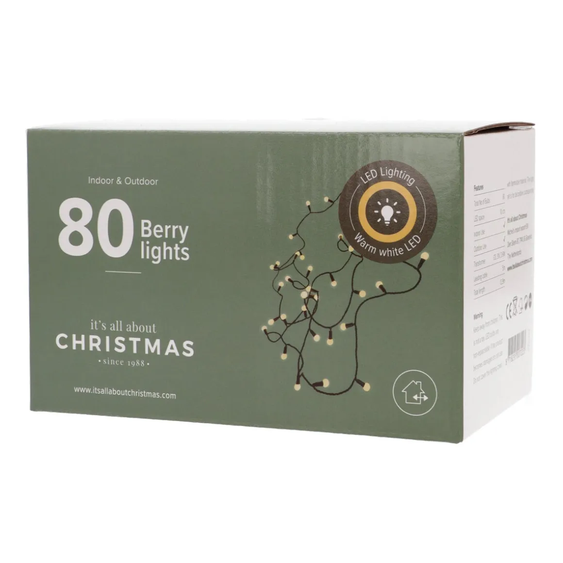 Lichterkette Mit 80 Warmweißen Berry Lights