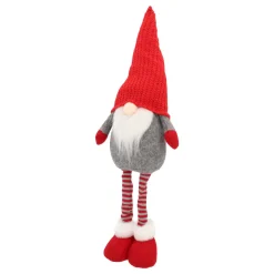 Lustiger Weihnachtsgnom Mit Roter Strickmütze