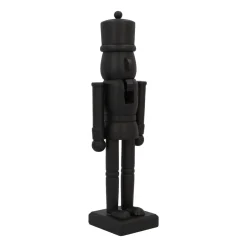 Mattschwarzer Holz-Nussknacker