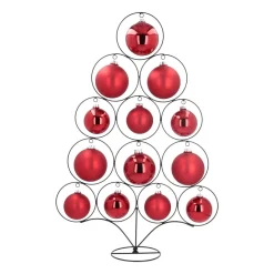 Metall Weihnachtsbaum, Schwarz, 80 Cm