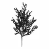 Paillettenzweig, Schwarz, Kunststoff, 43 Cm