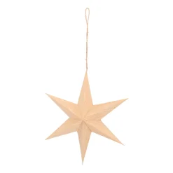 Papier-Weihnachtsstern Mit Realistischer Holzmaserung