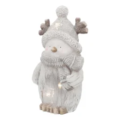 Pinguin Mit LED-Beleuchtung, Magnesia, 44 Cm