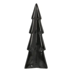 Porzellan-Tannenbaum Im 3D-Format, Schwarz, 22 Cm