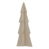 Porzellan-Tannenbaum Im 3D-Format, Taupe, 22 Cm