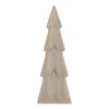 Porzellan-Tannenbaum Im 3D-Format, Taupe, 28 Cm
