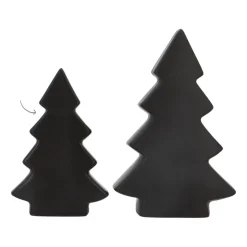 Porzellan-Tannenbaum, Schwarz, 16,5 Cm