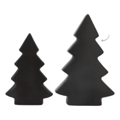 Porzellan-Tannenbaum, Schwarz, 20 Cm