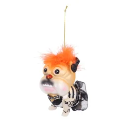 Punk Bulldogge Weihnachtsanhänger Für Einen 