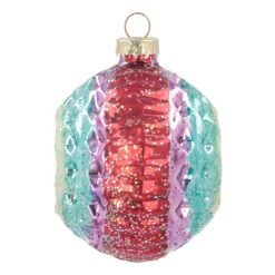 Reflexkugel, Bunt, Glas, 8 Cm
