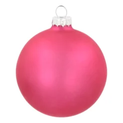 Reflexkugel, Pink, Glas, 8 Cm