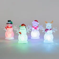 Rentier Mit Bunter LED-Beleuchtung