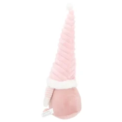 Rosa Gnom Mit Beleuchteter Mütze Und Fröhlichem Outfit