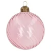 Rosa Weihnachtskugel Mit Romantischen Swirls