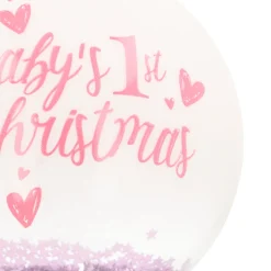 Rosa Weihnachtskugel Mit 