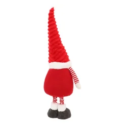 Roter Wichtel Mit LED-Mütze Und Ausziehbaren Beinen